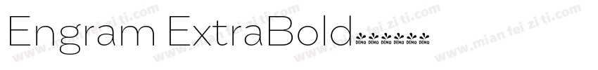 Engram ExtraBold字体转换
